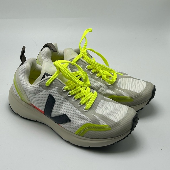 NWOB VEJA WOMEN’S CONDOR 2 ALVEOMESH WHITE NAUTICO MULTICO Size 8 - Picture 2 of 9